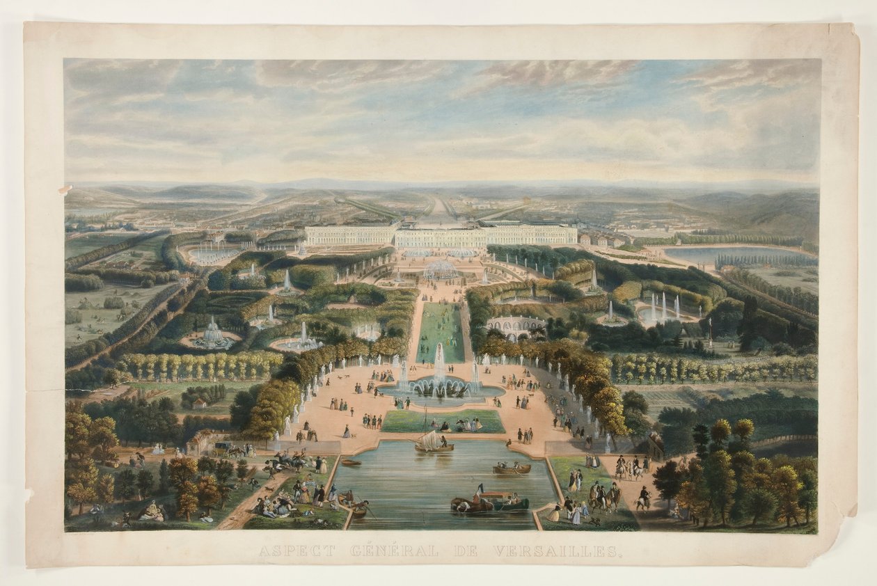 General View of Versailles by Jacques Alphonse Testard