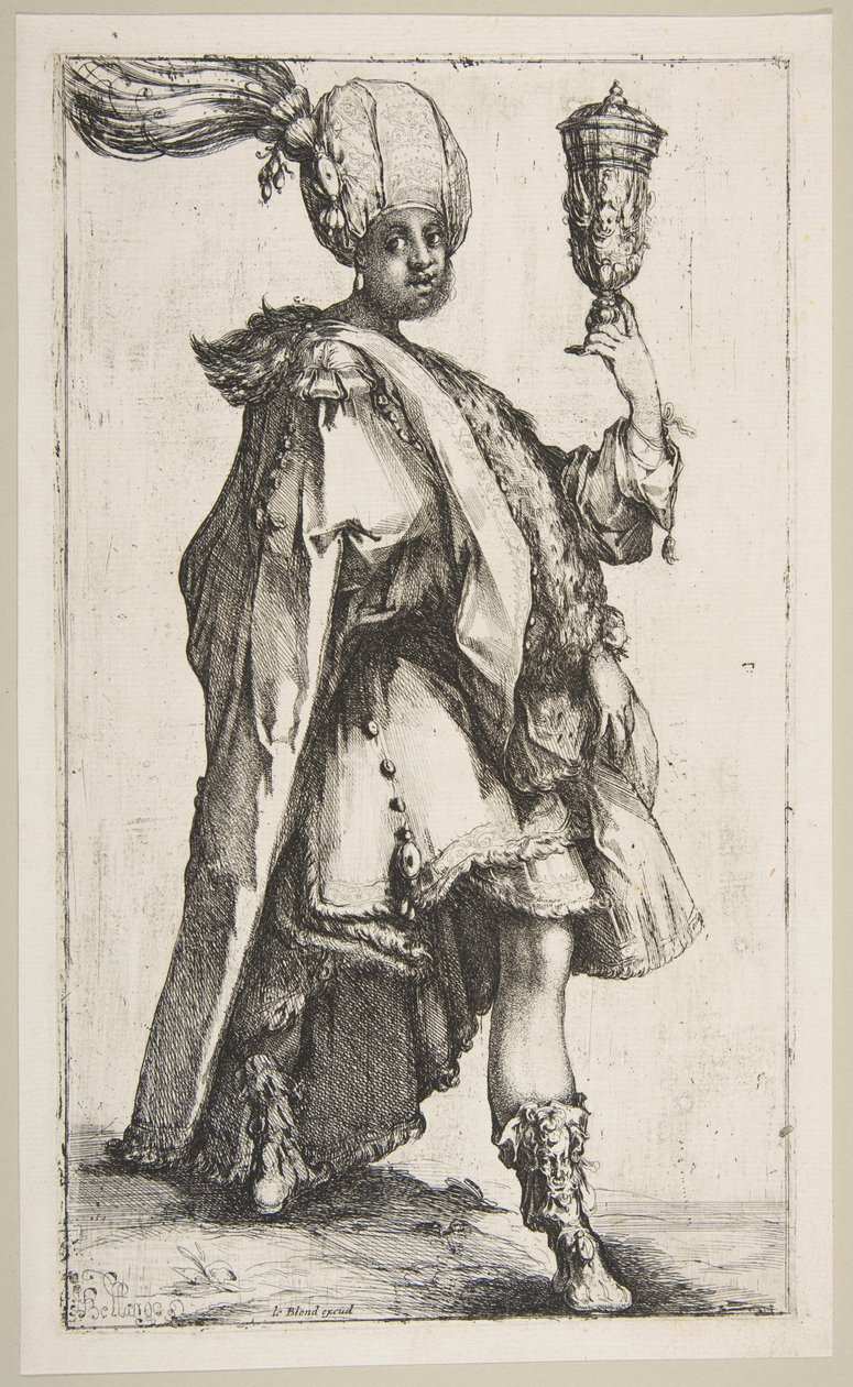 Balthasar, from Three Magi Series by Jacques Bellange