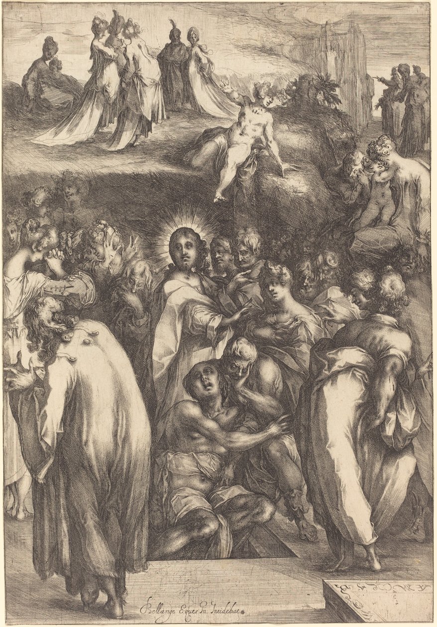 The Raising of Lazarus by Jacques Bellange