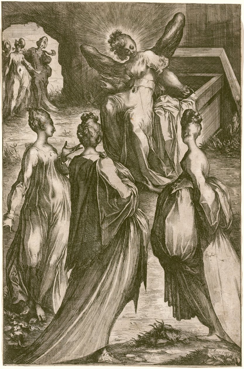 The Three Marys at the Tomb by Jacques Bellange