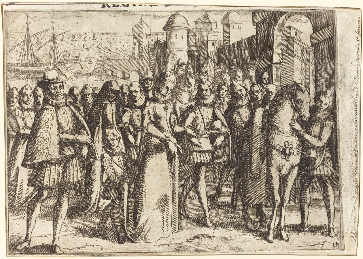 Arrival at Valencia by Jacques Callot