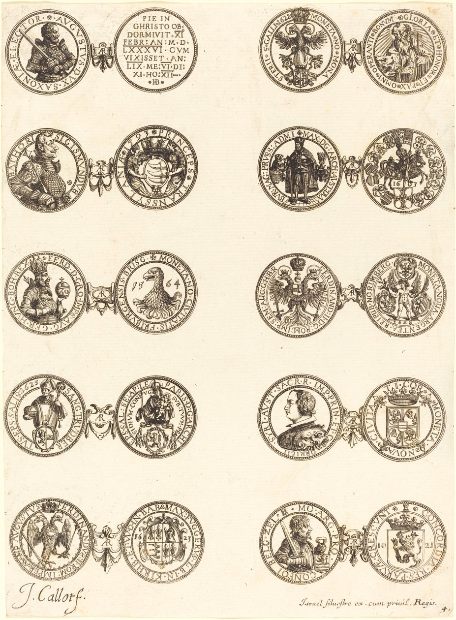 Coins [plate 4] by Jacques Callot