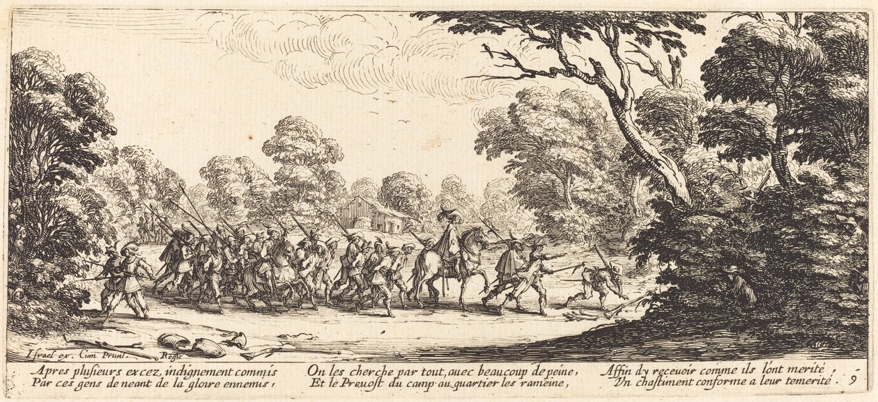 Discovery of the Criminal Soldiers by Jacques Callot