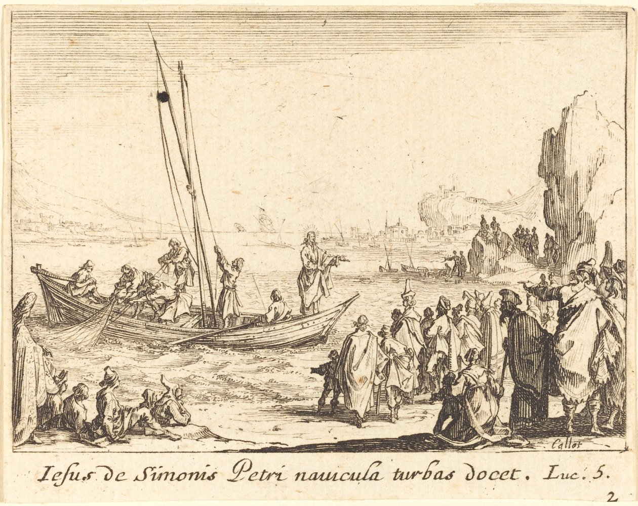Fisher of Men by Jacques Callot