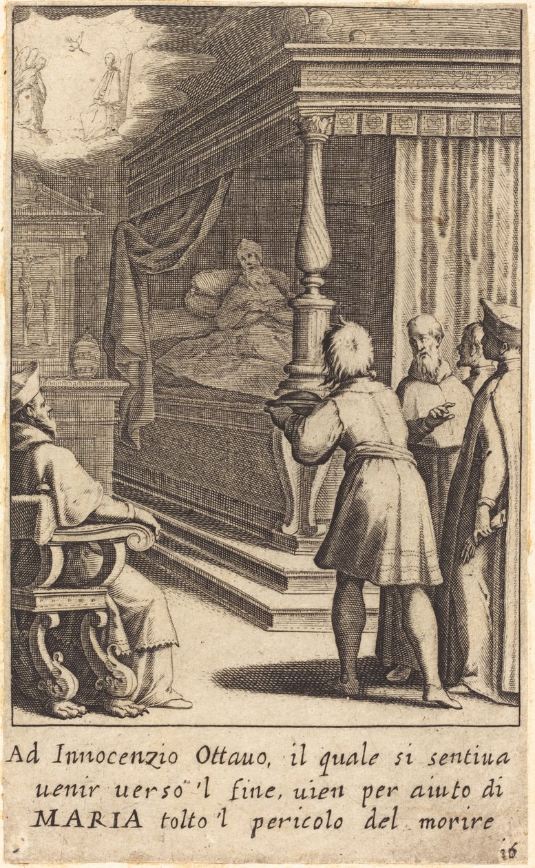 Innocent VIII by Jacques Callot