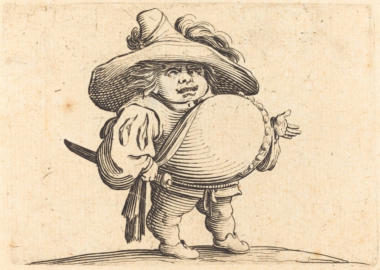 Man with Big Belly by Jacques Callot