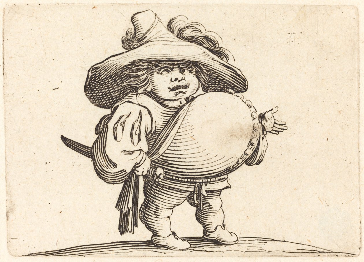 Man with Big Belly by Jacques Callot
