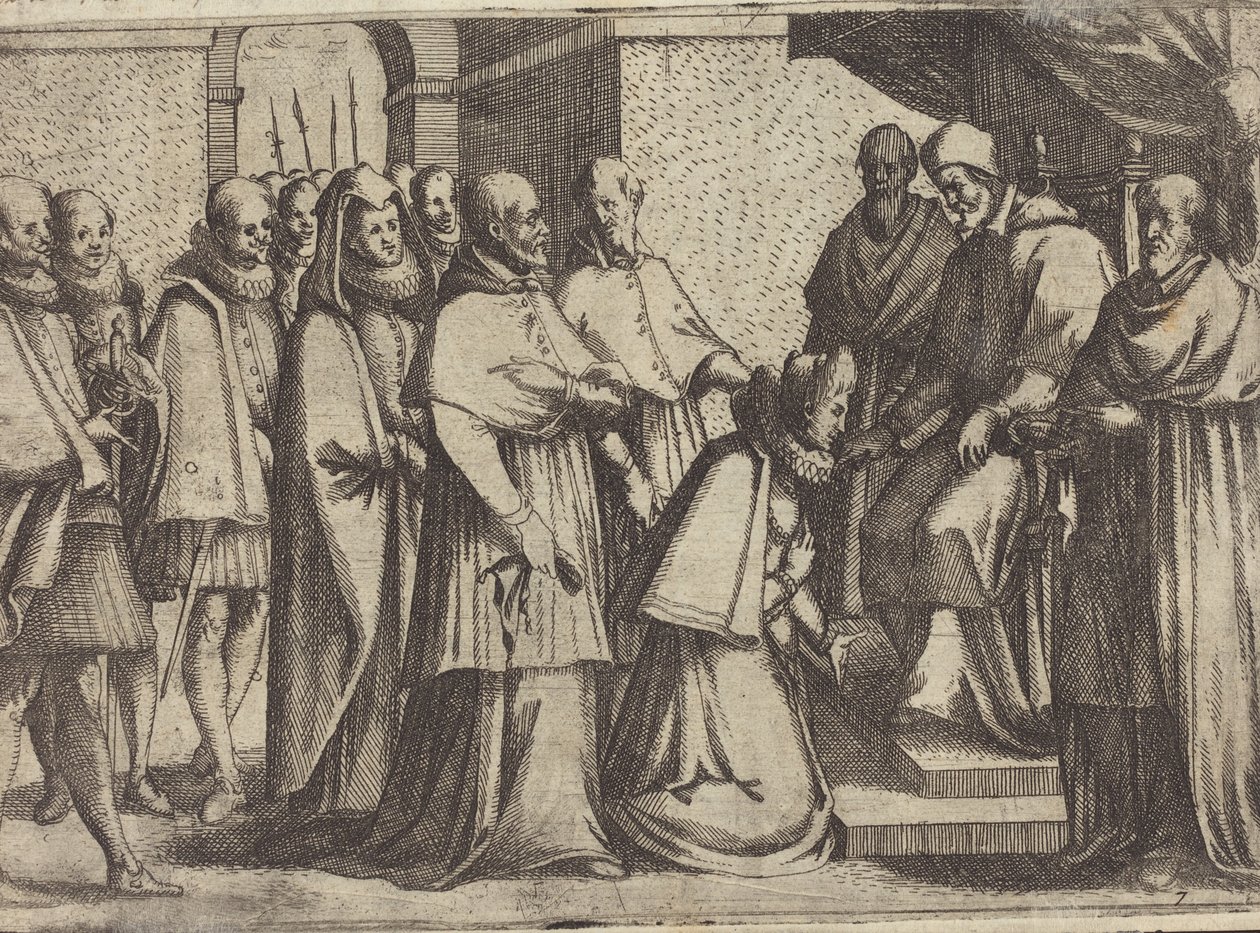 Papal Audience by Jacques Callot