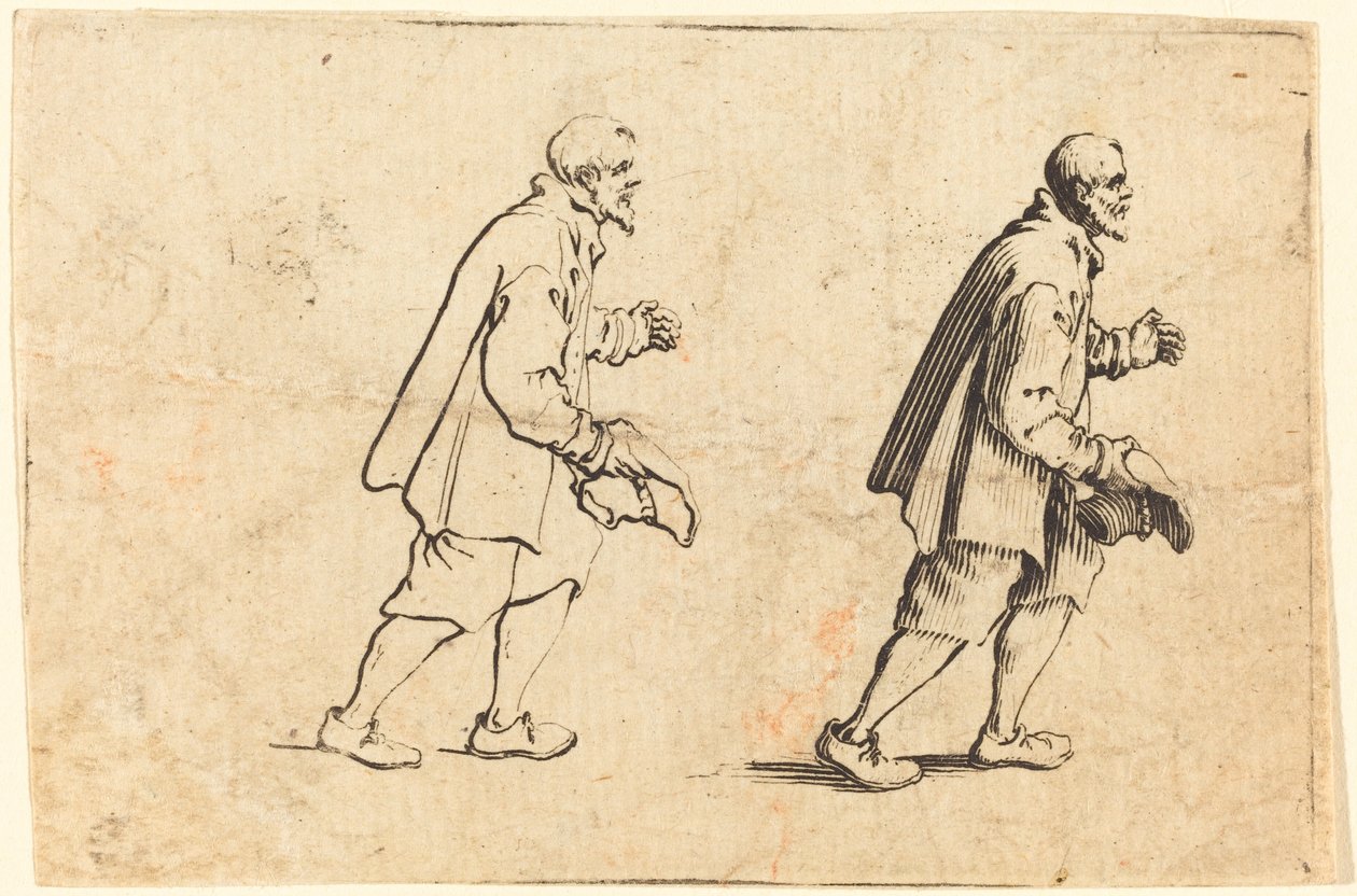 Peasant with Hat in Hand by Jacques Callot