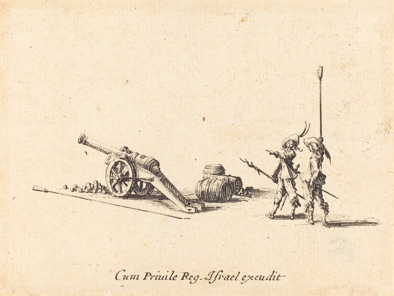 Preparing to Fire the Cannon by Jacques Callot