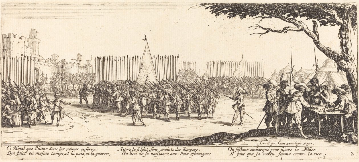 Recruitment of Troops by Jacques Callot