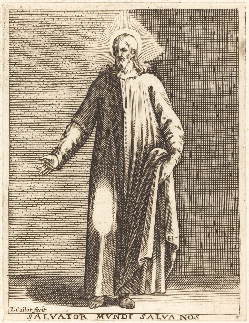 Salvator Mundi by Jacques Callot