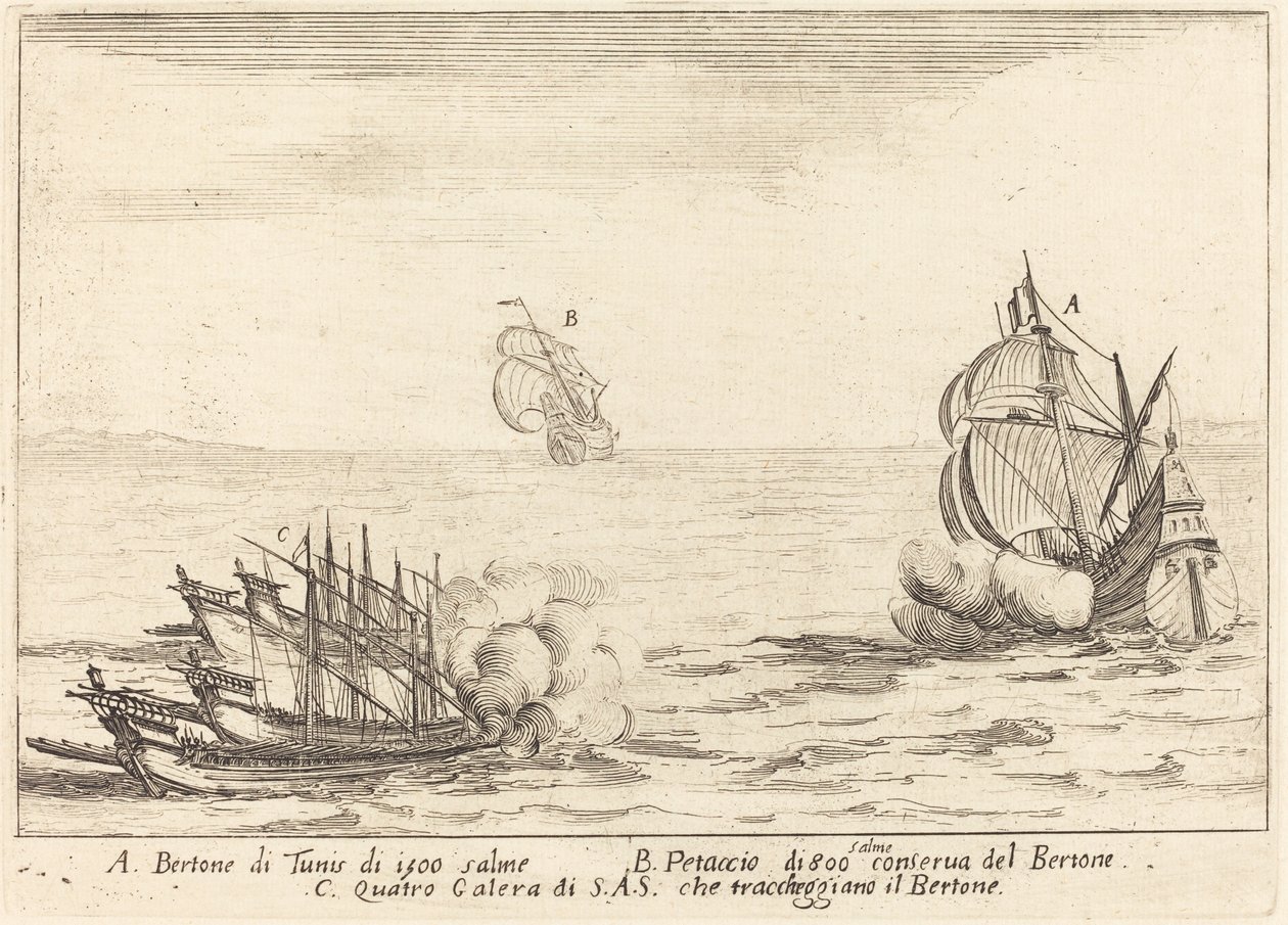 The Attack by Jacques Callot