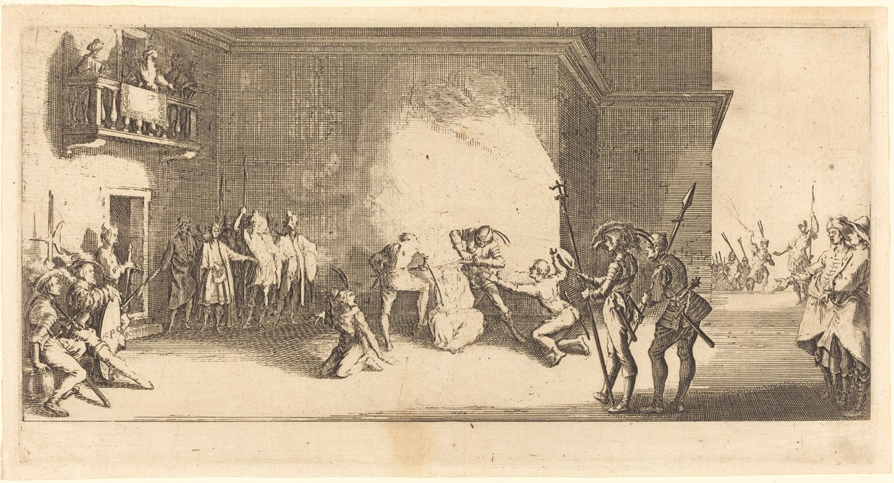 The Crowning with Thorns by Jacques Callot