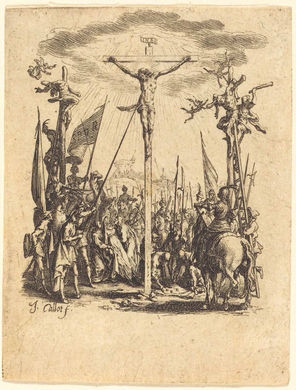 The Crucifixion by Jacques Callot