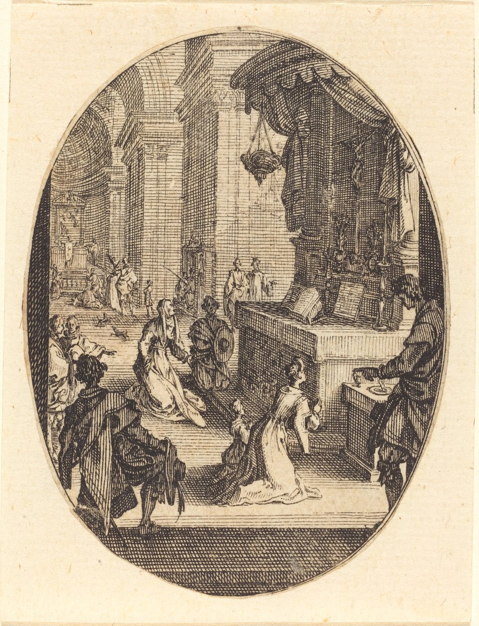 The Cult of God, probably 1627 by Jacques Callot