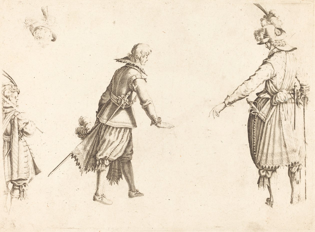 The Enrollment of the Troops by Jacques Callot