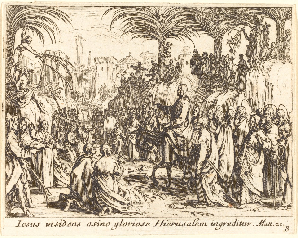 The Entry into Jerusalem by Jacques Callot