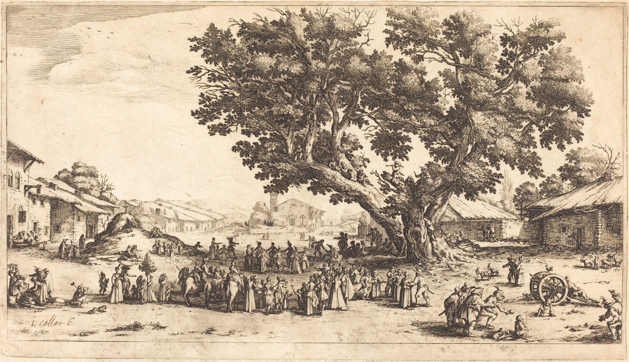 The Fair at Xeuilley by Jacques Callot