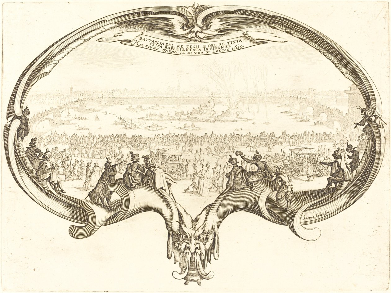 The Fan by Jacques Callot