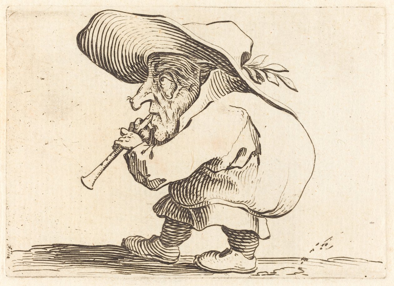 The Flageolet Player by Jacques Callot