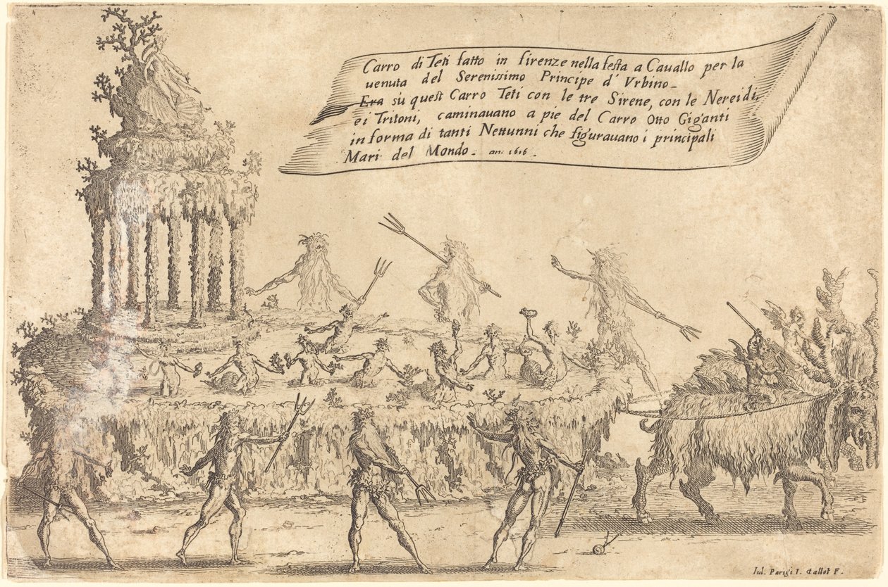 The Float of Thetis by Jacques Callot