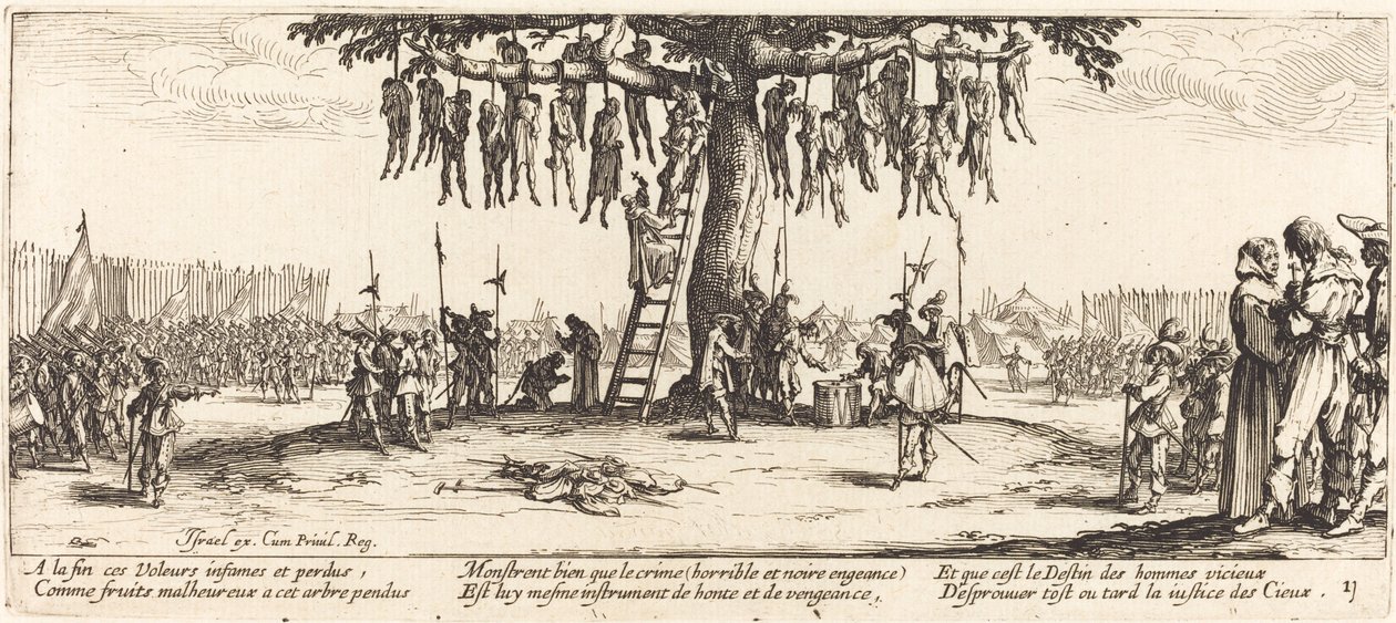 The Hanging by Jacques Callot