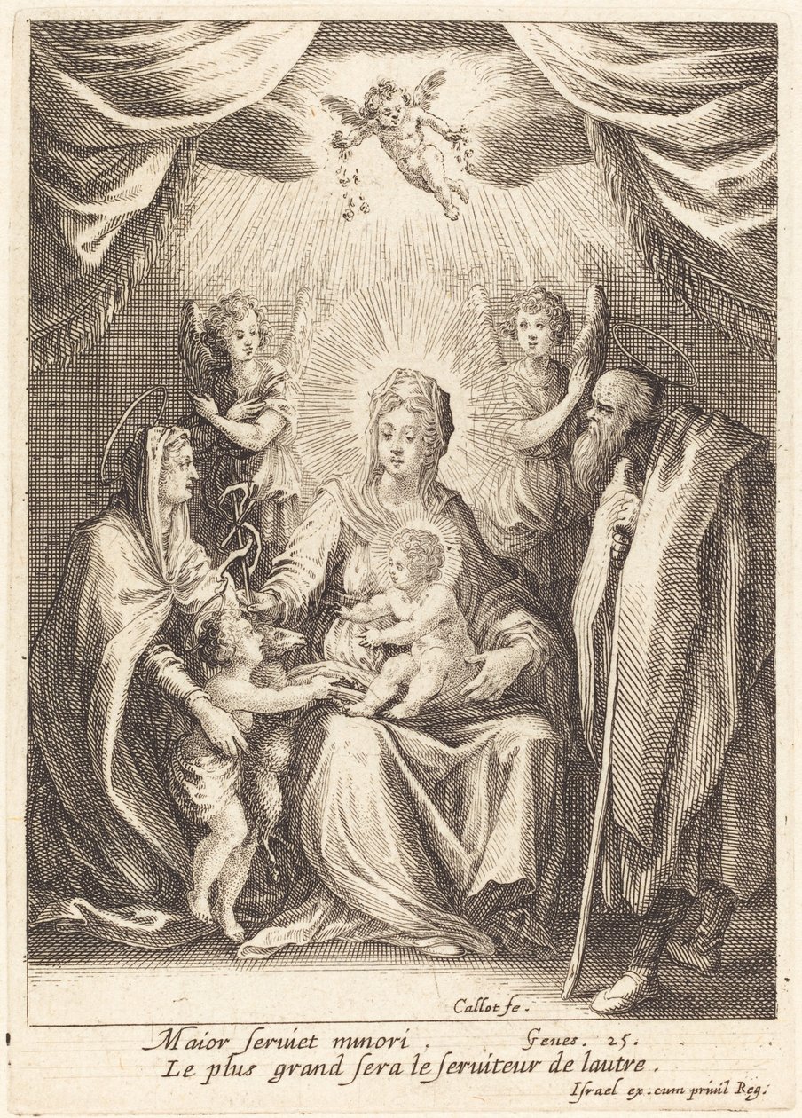 The Homages of the Infant Saint John by Jacques Callot