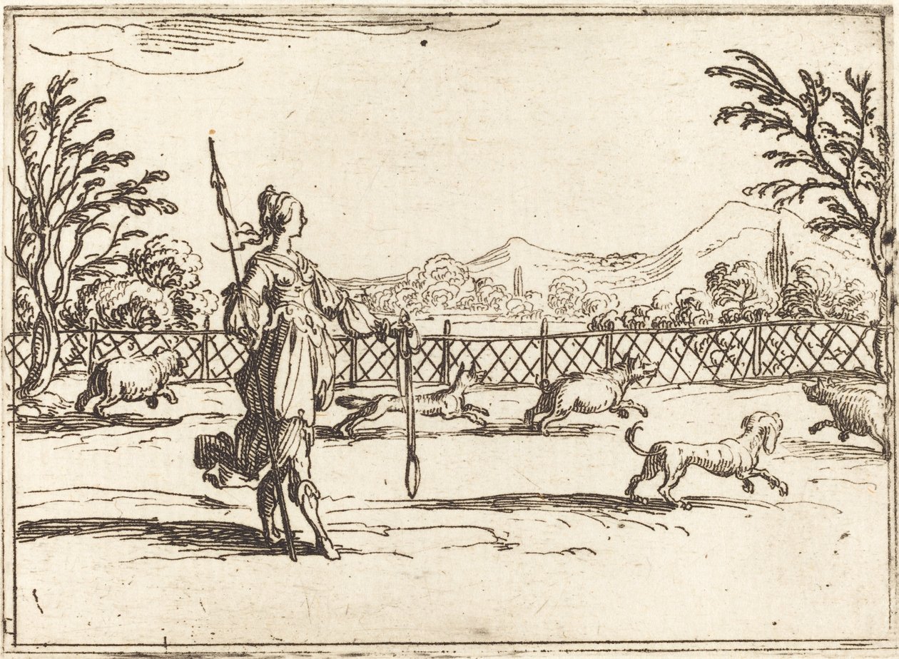 The Huntress by Jacques Callot