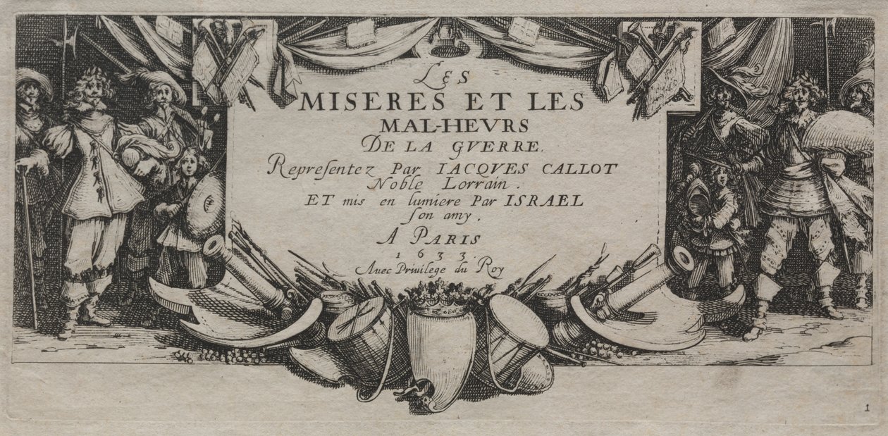 The Large Miseries of War by Jacques Callot