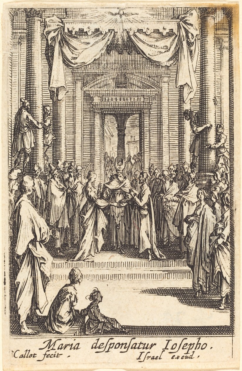 The Marriage of the Virgin by Jacques Callot
