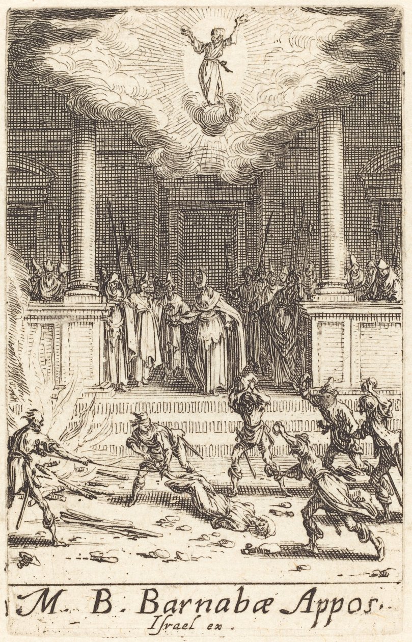 The Martyrdom of Saint Barnabas by Jacques Callot