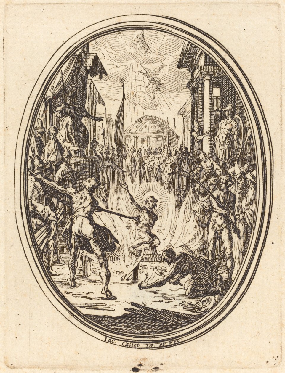 The Martyrdom of Saint Lawrence by Jacques Callot