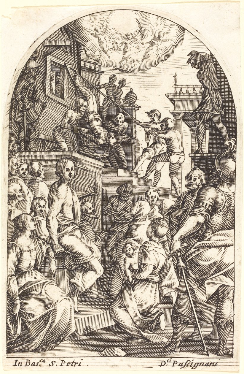 The Martyrdom of Saint Peter by Jacques Callot