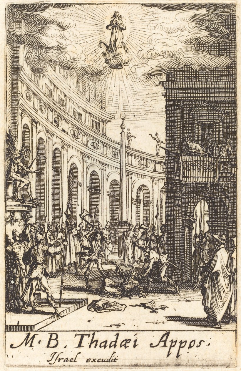 The Martyrdom of Saint Thaddeus by Jacques Callot