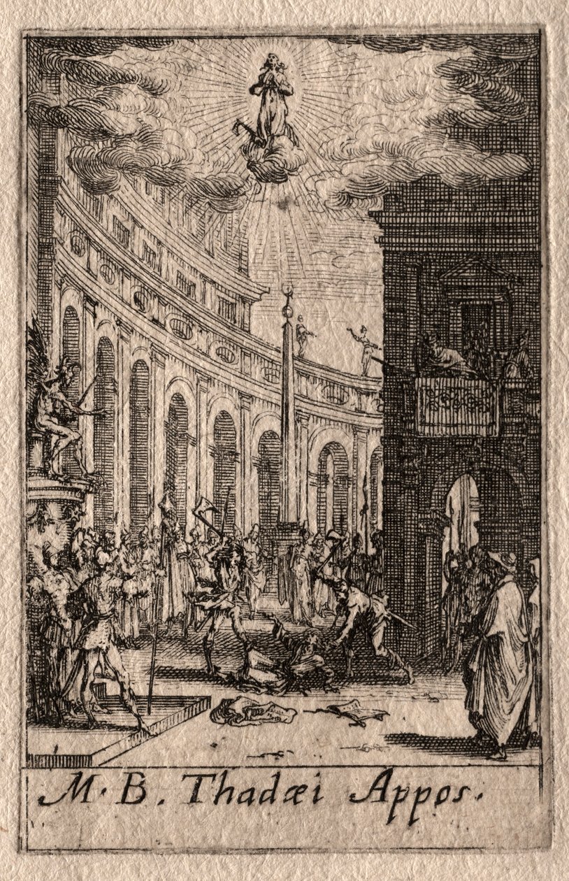 The Martyrdom of the Apostles: St. Thaddeus by Jacques Callot