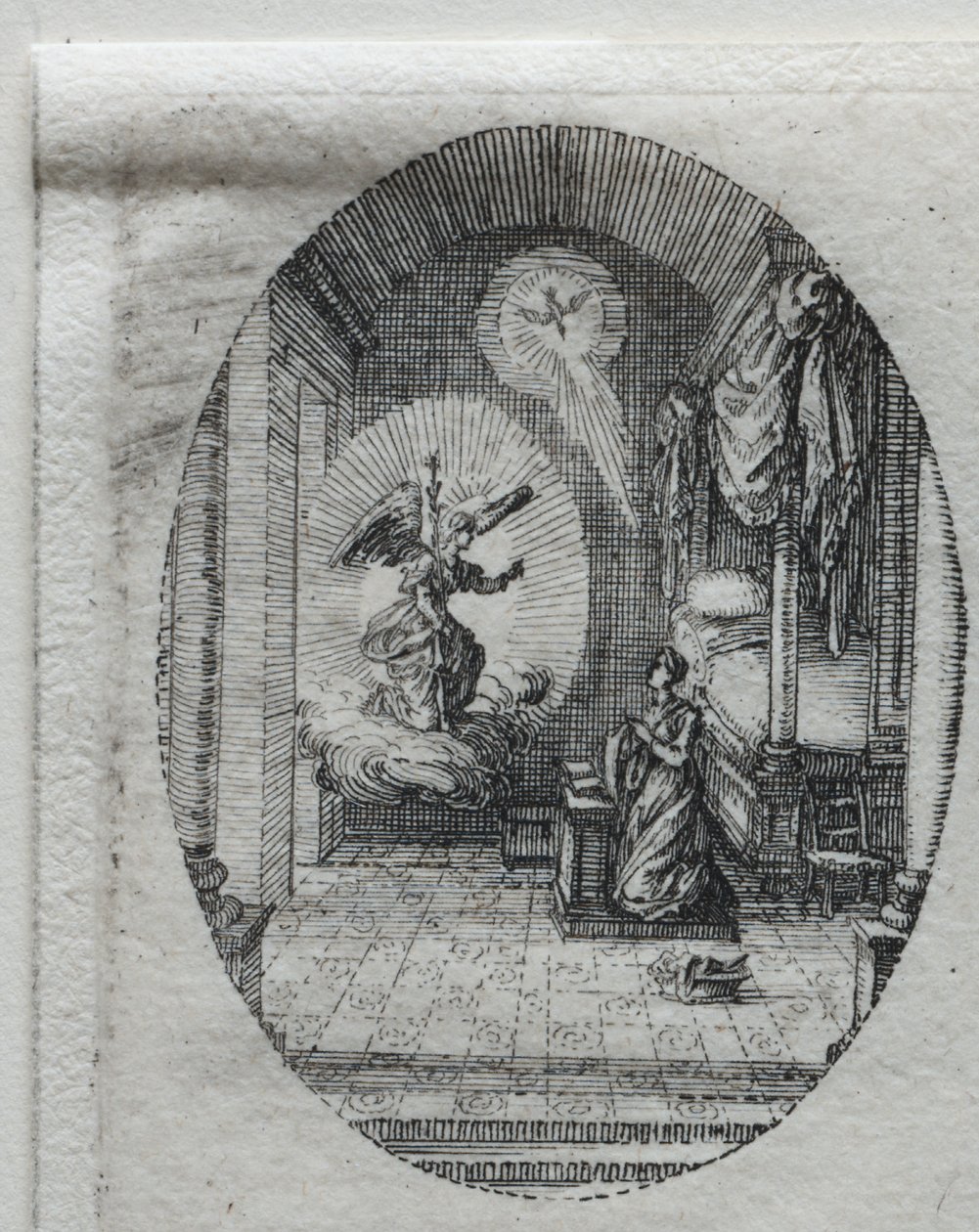 The Annunciation by Jacques Callot