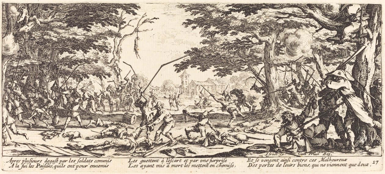 The Peasants Avenge Themselves by Jacques Callot