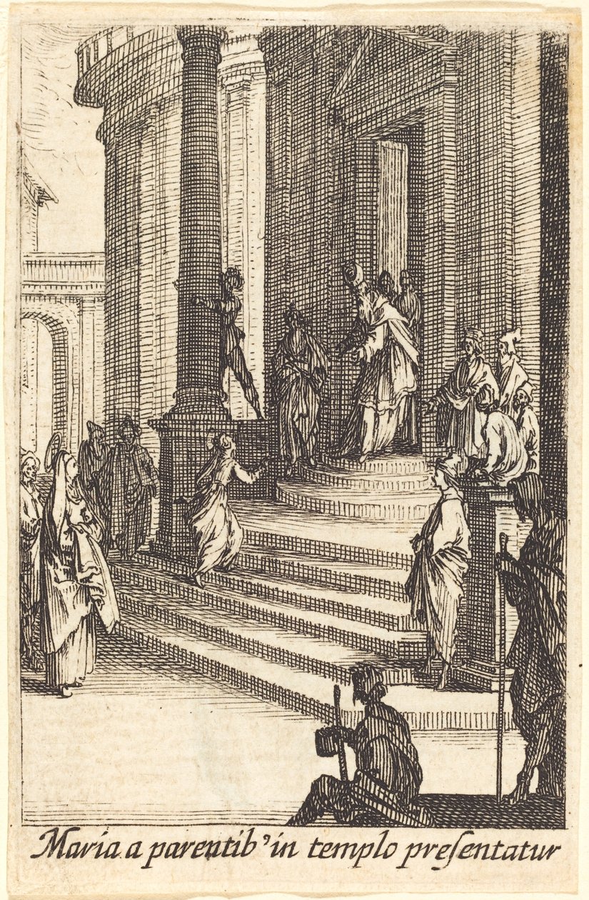 The Presentation of the Virgin by Jacques Callot