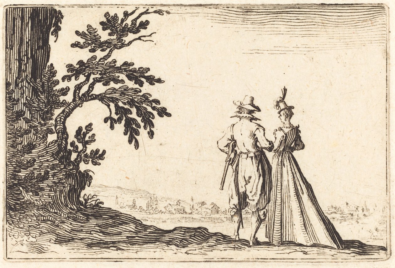 The Promenade by Jacques Callot