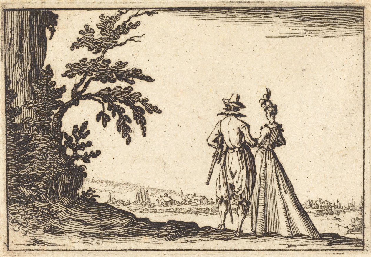 The Promenade by Jacques Callot