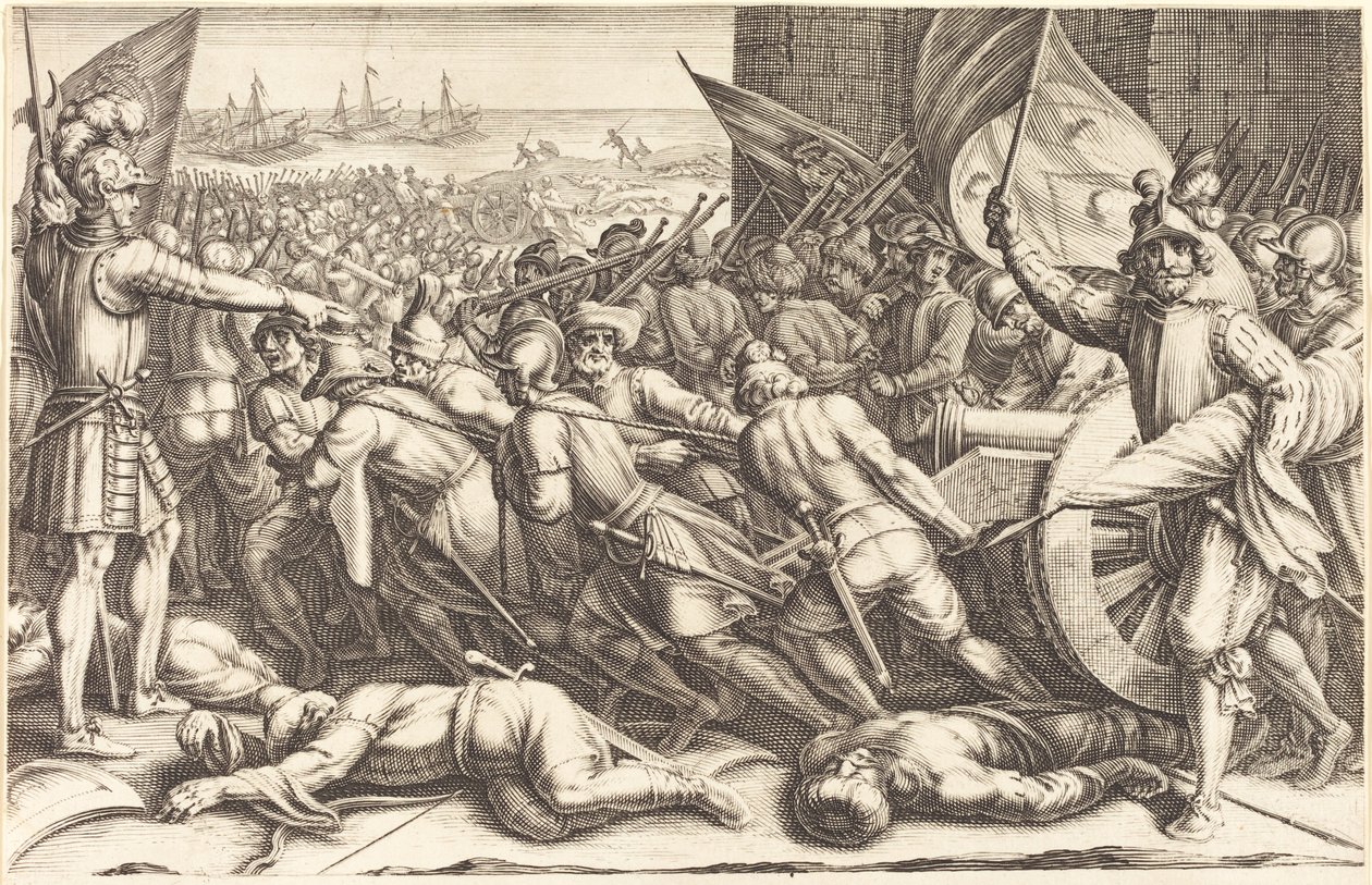 The Re-embarkation of the Troops by Jacques Callot