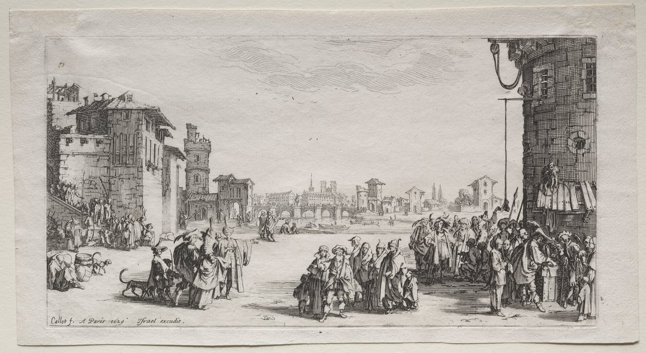 The Slave Market by Jacques Callot