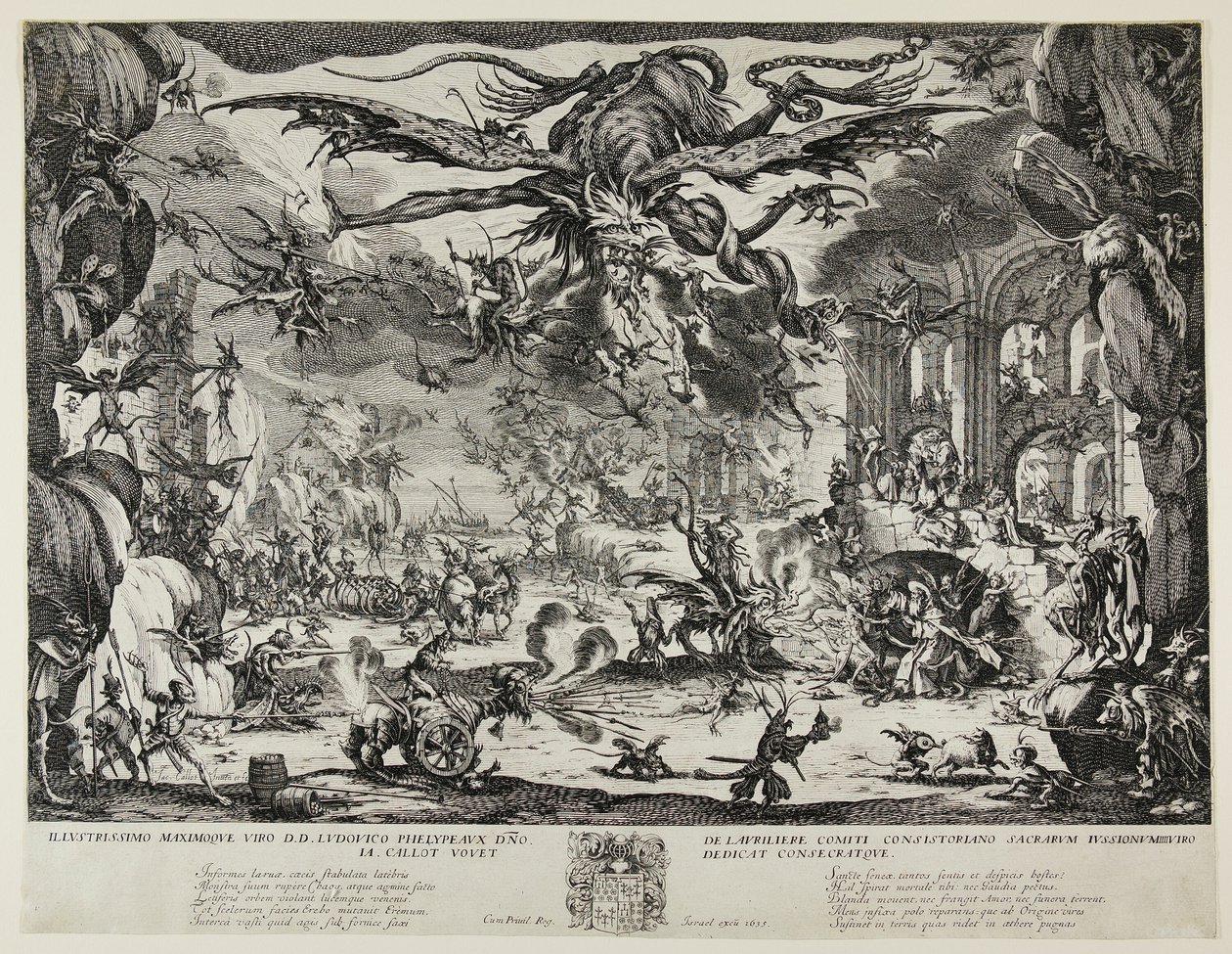 The Temptation of Saint Anthony by Jacques Callot