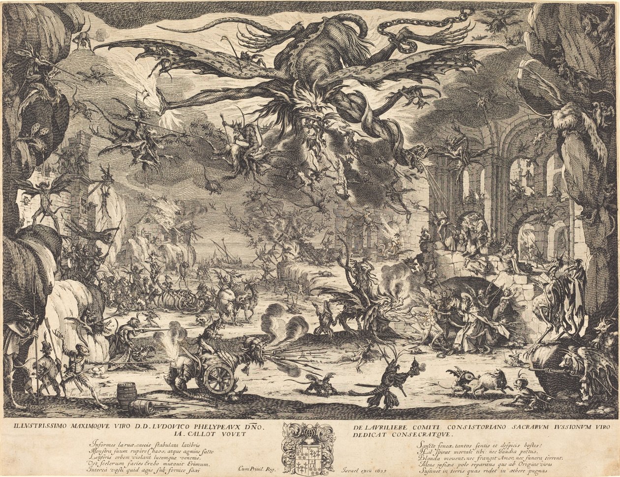 The Temptation of Saint Anthony (Second Version) by Jacques Callot