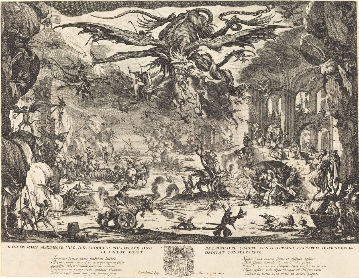 The Temptation of Saint Anthony (second version) by Jacques Callot