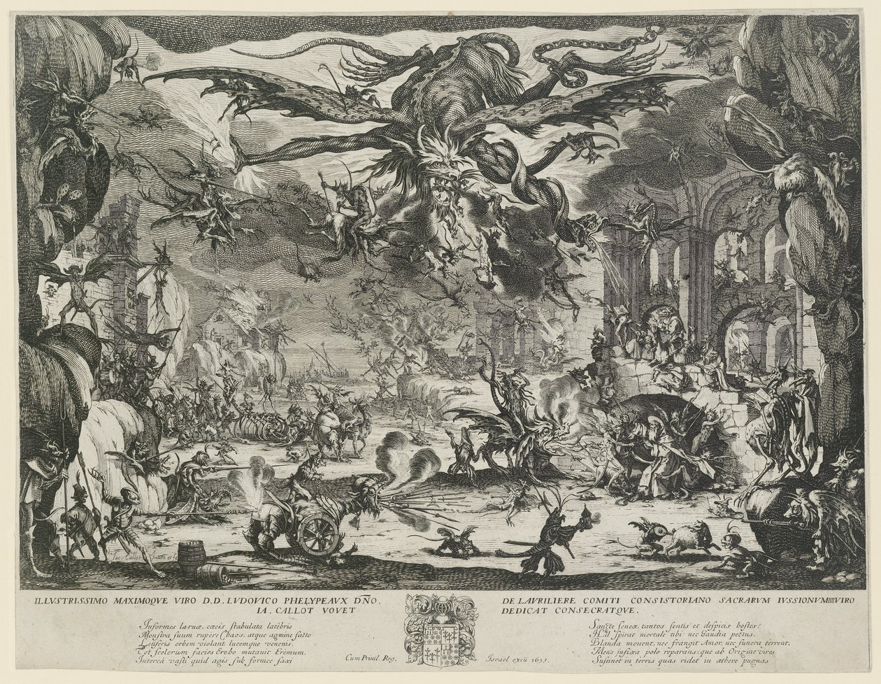 The Temptation of St. Anthony by Jacques Callot