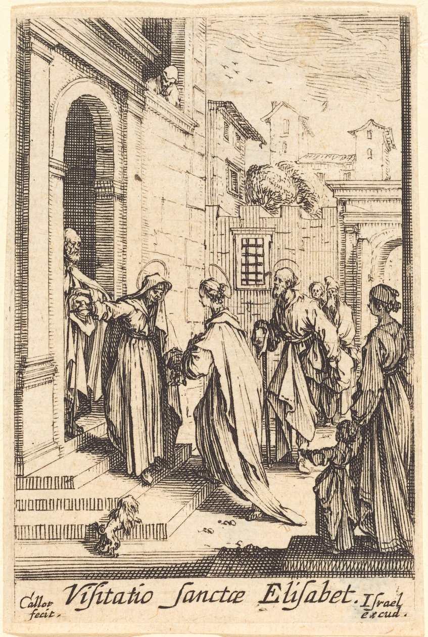 The Visitation by Jacques Callot