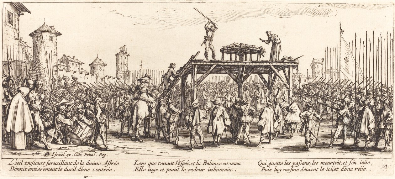 The Wheel by Jacques Callot