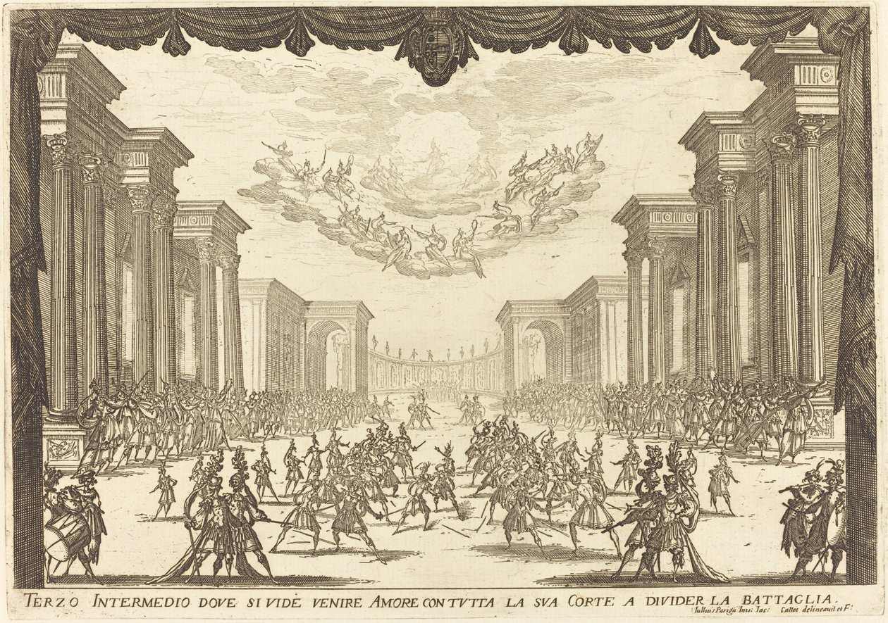 Third Intermezzo by Jacques Callot